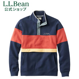 【公式】エルエルビーン 1912 スウェットシャツ アノラック カラーブロック スウェット トレーナー トップス メンズ アウトドア ブランド 長袖 L.L.Bean LLBean l.l.bean llbean llビーン llbeen