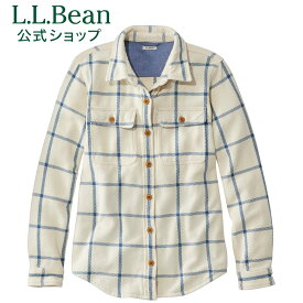 【公式】エルエルビーン 1912 オーバーシャツ シャツ | 長袖シャツ ジャケット シャツジャケット ウィメンズ レディース アウトドア ブランド 厚手 綿100 チェック L.L.Bean LLBean l.l.bean llbean llビーン llbeen