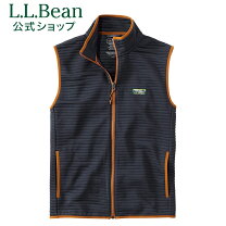 L.L.BEAN ハンティングフリースベスト フルジップ テック ツートン