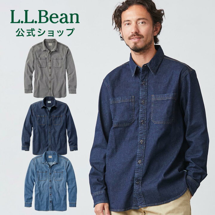 楽天市場】【公式】エルエルビーン ビーンフレックス デニム シャツ 