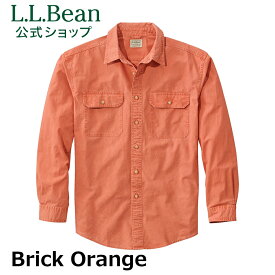 【公式】エルエルビーン サンウォッシュ キャンバス シャツ シャツ カジュアルシャツ メンズ アウトドア ブランド 長袖 L.L.Bean LLBean l.l.bean llbean llビーン llbeen
