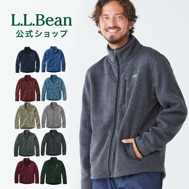 楽天市場】【公式】エルエルビーン セーター フリース フルジップ  