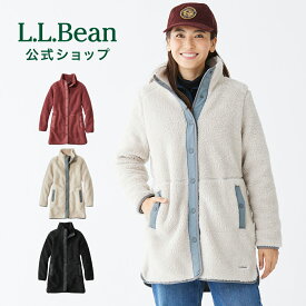 【スーパーSALE15％OFF】【公式】 エルエルビーン ビーンズ シェルパ フリース コート | アウター ジャケット フリースコート ボアジャケット ボア ロング丈 ミドル丈 ボアフリース ウィメンズ レディース アウトドア ブランド L.L.Bean LLBean llビーン llbeen