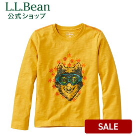 【クーポンでさらに10%オフ】【SALE10%OFF】【公式】エルエルビーン キッズ グラフィック ティ 長袖 グローインザダーク 長袖シャツ Tシャツ カットソー ロンT キッズ 子供服 子ども用 子供用 アウトドア ブランド L.L.Bean LLBean L.L.Bean llbean llビーン
