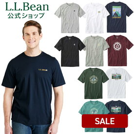 【ポイント10倍 6/3まで】【SALE10%OFF】【公式】エルエルビーン ケアフリー アンシュリンカブル ティ グラフィック 1 Tシャツ メンズ アウトドア ブランド 半袖 綿100% プリント 防縮 防シワ セール L.L.Bean LLBean セール L.L.Bean llbean llビーン
