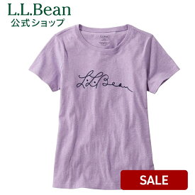 【SALE10%OFF】【公式】エルエルビーン エル エル ビーン グラフィック ティ半袖 Tシャツ シャツ ウィメンズ レディース アウトドア ブランド オーガニック コットン 綿100％ クルーネック L.L.Bean LLBean L.L.Bean llbean llビーン