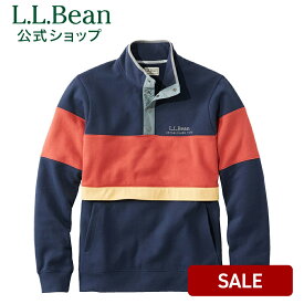 【SALE10%OFF】【公式】エルエルビーン 1912 スウェットシャツ アノラック カラーブロック スウェット トレーナー トップス メンズ アウトドア ブランド 長袖 セール L.L.Bean LLBean セール L.L.Bean llbean llビーン