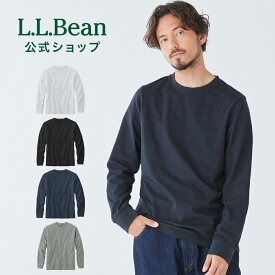 【公式】エルエルビーン ケアフリー アンシュリンカブル ティ 長袖 | Tシャツ ロングTシャツ ロンT シャツ メンズ アウトドア ブランド L.L.Bean LLBean l.l.bean llbean llビーン llbeen 無地Tシャツ ロンティー 丸首