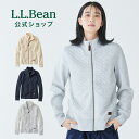 【クーポン対象11/16まで】【公式】 エルエルビーン キルト フルジップ スウェットシャツ | パーカー スウェット アウター トップス ジャケット ブルゾン ウィメンズ レディース アウトドア ブランド コットン 綿 ジップ L.L.Bean LLBean llビーン llbeen