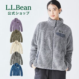 【公式】エルエルビーン ハイ パイル フリース フルジップ ジャケット|フリースジャケット シャギー アウター ウィメンズ レディース アウトドア ブランド L.L.Bean LLBean llビーン llbeen ジップアップ アウトドアブランド カジュアル レディースアウター 冬アウター 冬服