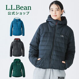 【公式】エルエルビーン ビーンズ ダウン フード ジャケット | ダウンジャケット アウター コート ウィメンズ レディース ブランド フード付き フーディ 撥水 650フィルパワー L.L.Bean LLBean llビーン llbeen