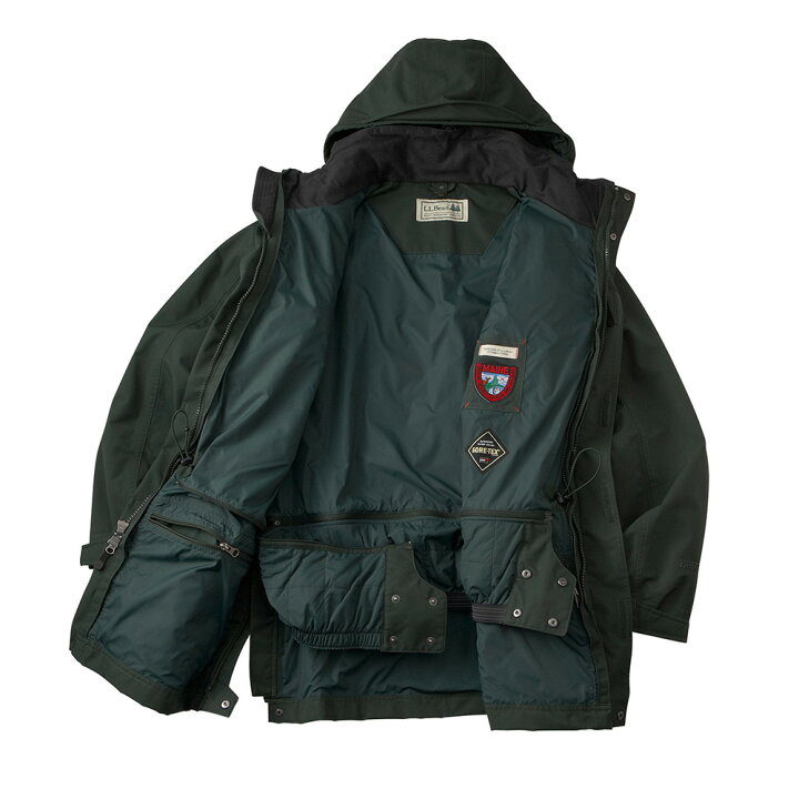 楽天市場】【公式】エルエルビーン メイン ワーデンズ 3イン1 パーカ 