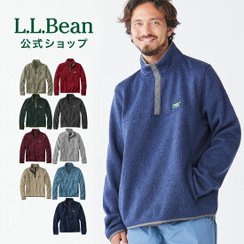【公式】エルエルビーン セーター フリース プルオーバー | ジャケット メンズ アウトドア ブランド ハーフジップ 防寒 L.L.Bean LLBean llビーン llbeen フリーストレーナー トレーナー トップス 冬 長袖 ゴルフ 暖かい