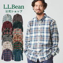 【公式】エルエルビーン スコッチ プラッド フランネル シャツ｜フランネルシャツ ネルシャツ メンズ アウトドア ブラ…