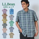 【FashionTHE SALEクーポン対象】 【公式】エルエルビーン オーガニック コットン シアサッカー シャツ プラッド | 半袖シャツ メンズ アウトドア ブランド 半袖 綿100％ ノーアイロン オーガニックコットン L.L.Bean LLBean llビーン llbeen アウトドアブランド