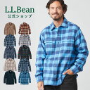 【公式】エルエルビーン シャミー クロス シャツ | フランネルシャツ ネルシャツ メンズ アウトドア ブランド 長袖 カジュアル チェック チェックシャツ L.L.Bean LLBean llビーン llbeen アウトドアブランド トップス メンズシャツ