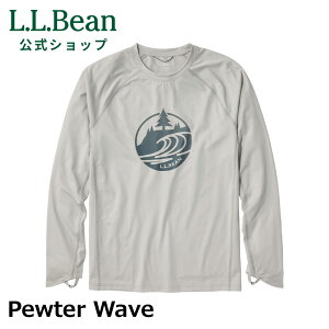 【公式】 エルエルビーン スウィフト リバー クーリング ラッシュガード ビーチウエア 長袖 水着 クルーネック プルオーバー フードなし メンズ アウトドア ブランド UVカット UPF 50+ 紫外線