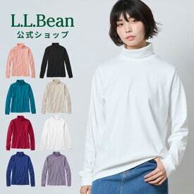 【WINTER SALEクーポン対象】【公式】エルエルビーン エル エル ビーン ティ 長袖 タートルネック | 長袖シャツ ハイネック インナー トップス カットソー ロンT ウィメンズ レディース アウトドア ブランド 無地 L.L.Bean LLBean llビーン llbeen