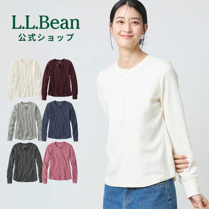 楽天市場】【公式】エルエルビーン ワッフル ニット ヘンリー | T 