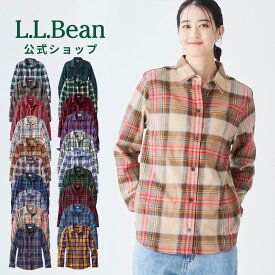 【WINTER SALEクーポン対象】【公式】エルエルビーン スコッチ プラッド フランネル シャツ｜フランネルシャツ ネルシャツ レディース ウィメンズ アウトドア ブランド 長袖 カジュアル チェック チェックシャツ トップス L.L.Bean LLBean llビーン llbeen