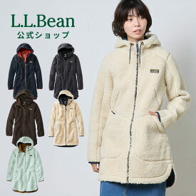 【公式】エルエルビーン マウンテン パイル フリース コート | ボアフリース ボアジャケット ボアウェア ボアコート フリースコート パーカー フード付き ボア アウター ウィメンズ レディース アウトドア ブランド L.L.Bean LLBean llビーン llbeen レディースコート 秋 冬