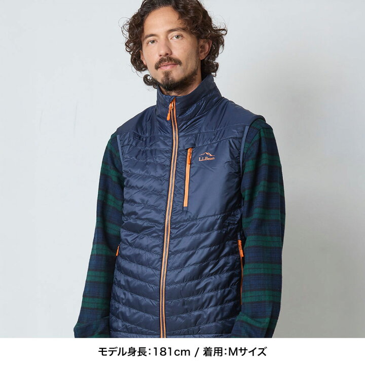 L.L.Bean プリマロフト マウンテンパーカー グリーン 厚め、暖かい 