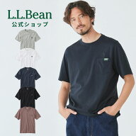 【楽天スーパーSALE15%OFF】【公式】エルエルビーン ケアフリー アンシュリンカブル ティ ポケット付き …