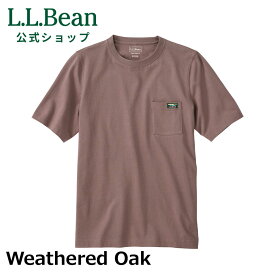 【公式】エルエルビーン ケアフリー アンシュリンカブル ティ ポケット付き カタディン ロゴ | Tシャツ メンズ アウトドア ブランド 半袖 綿100% ポケット ワンポイント 防シワ l.l.bean llbean llビーン ティーシャツ 半袖tシャツ llbeen 夏 夏服 ロゴTシャツ トップス