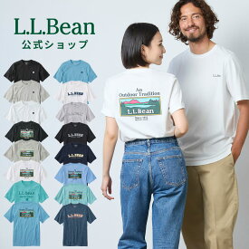 【クーポン50%OFF対象】【公式】エルエルビーン ケアフリー アンシュリンカブル ティ グラフィック 1 | Tシャツ メンズ アウトドア ブランド 半袖 綿100% プリント 防シワ l.l.bean llbean llビーン ティーシャツ 半袖tシャツ バックプリント llbeen ロゴtシャツ ロゴ入り