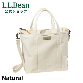 【SALE40%OFF】【公式】 エルエルビーン ボート アンド トート クロスボディ ミディアム トートバッグ ショルダーバッグ 2way ジッパー ジップ メンズ ウィメンズ ユニセックス 男女兼用 アウトドア ブランド 綿100% コットン キャンバス ロゴ ストラップ L.L.Bean LLBean