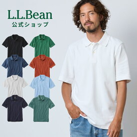 【クーポン20%OFF対象】【公式】エルエルビーン プレミアム ダブル エル ポロシャツ | メンズ アウトドア ブランド 半袖 無地 防シワ l.l.bean llbean llビーン 半袖ポロシャツ 衿 襟付き 綿100 コットン トップス 春夏 シンプル ニット オフィス プレゼント