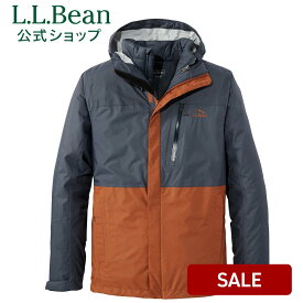 【SALE30%OFF】【公式】エルエルビーン トレイル モデル ウォータープルーフ 3イン1 ジャケット パーカー アウター レインジャケット レインウェア メンズ アウトドア ブランド L.L.Bean LLBean l.l.bean llbean llビーン llbeen