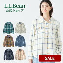 【WINTER SALEクーポン対象】【SALE40%OFF】【公式】エルエルビーン 1912 オーバーシャツ シャツ | 長袖シャツ ジャケット シャツジャケット ウィメンズ レディース アウトドア ブランド 厚手 綿100 チェック L.L.Bean LLBean l.l.bean llbean llビーン llbeen