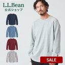 【SALE20%OFF】【公式】 エルエルビーン ビーンビルト コットン ティ ポケットなし 長袖 | シャツ 長袖Tシャツ カットソー ロンT Tシャツ メンズ アウトドア ブランド クルーネック 丸首 綿100% L.L.Bean LLBean llビーン llbeen