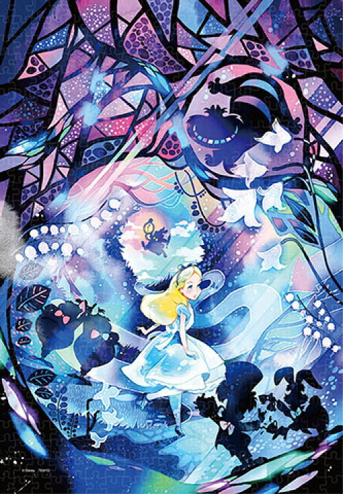 楽天市場 ディズニー ステンドアートジグソー ぎゅっと500ピース 何処へいくの ふしぎの国のアリス Dsg 500 623 ディズニーパズル 25x36cm エルエルハット