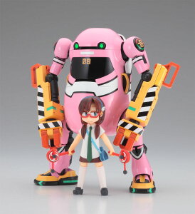 ハセガワ 1/20 20 メカトロウィーゴ エヴァコラボシリーズ Vol.3 “はちごうき(ぱわーあーむ)”+真希波・マリ・イラストリアス【SP489】【プラモデル】