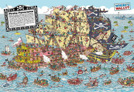 1000マイクロピース ジグソーパズル Where's Wally? 海賊船パニック【M81-724】【38×26cm】【ビバリー】
