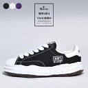 mihara yasuhiro blakey ミハラヤスヒロ ブレイキー スニーカー メンズ A08FW735 黒 靴 ブランド おしゃれ 厚底 ローテク ローカット キャンバススニーカー カジュアルシューズ レースアップ ブラック パープル 紫 シューズ くつ 2026 冬 春 春夏