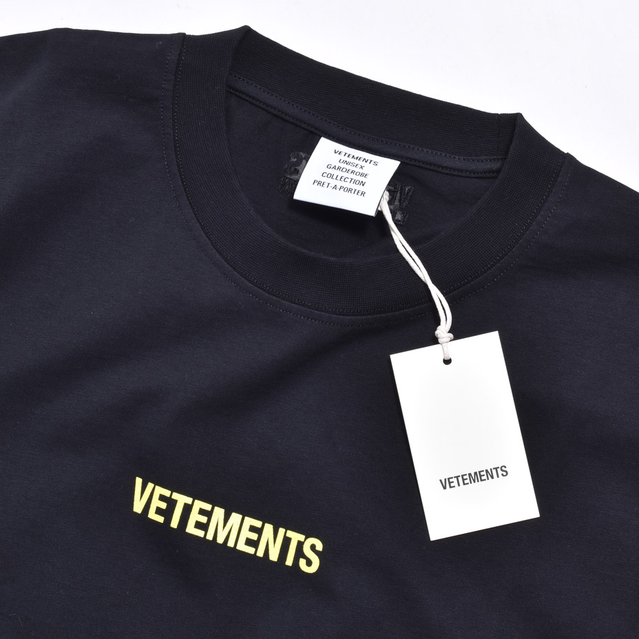 Vetements プリントTシャツ 購入金額約5万円 確実正規品 Tシャツ/カットソー(半袖/袖なし) 割引ネット