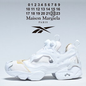 マルジェラ リーボック スニーカー メンズ ポンプ ポンプフューリー インスタポンプ おしゃれ ブランド Maison Margiela Reebok ローカット カジュアルシューズ ホワイト 白 靴 シューズ 2024 春 春夏 夏