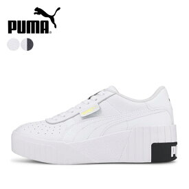 プーマ puma スニーカー レディース 厚底 黒 ウェッジソール 白スニーカー おしゃれ ブランド CALI WEDGE カリ ウェッジ 脚長 ローカット ローカットスニーカー 本革 本皮 カジュアルシューズ プーマブラック プーマホワイト 白 靴 シューズ 2024 春 春夏 夏