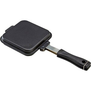 IHマーブルホットサンドパンホットサンドパン ホットサンド用 フライパン ガス IH対応 両面焼き 手軽 自宅 アウトドア