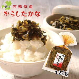 高菜 からしたかな 高菜漬け 120g x1袋 熊本 阿蘇 漬物 お取り寄せ