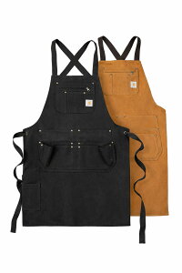 [��������] Carhartt �J�[�n�[�g �G�v���� �u���b�N �u���E�� ���K�i ���[�N�G�v���� ��Ɨp�G�v���� ������� �j�����p
