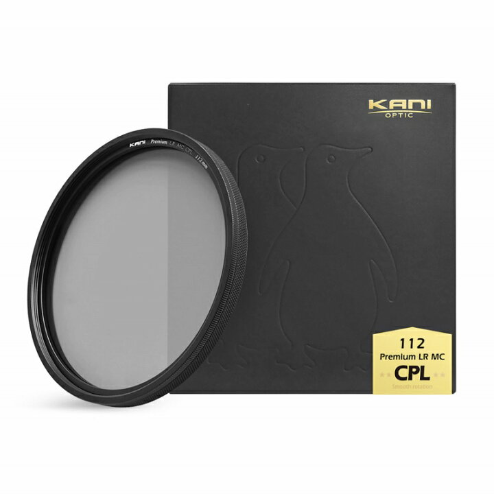 楽天市場】KANI CPLフィルター 112mm プレミアムサーキュラーPL Smooth 