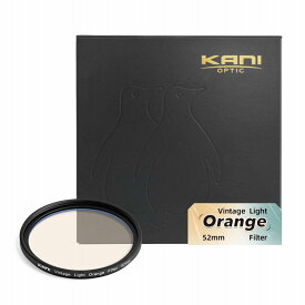 KANI ヴィンテージライトオレンジ 52mm / 暖色 ビンテージ シネマチック フィルター