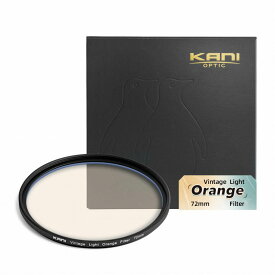 KANI ヴィンテージライトオレンジ 72mm / 暖色 ビンテージ シネマチック フィルター