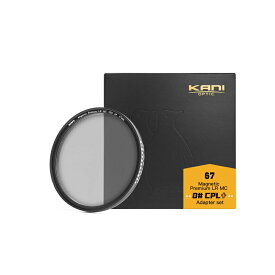KANI CPLフィルター マグネットCPLフィルターセット 0# 67mm / 円偏光 PL レンズフィルター
