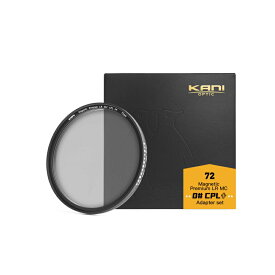 KANI CPLフィルター マグネットCPLフィルターセット 0# 72mm / 円偏光 PL レンズフィルター