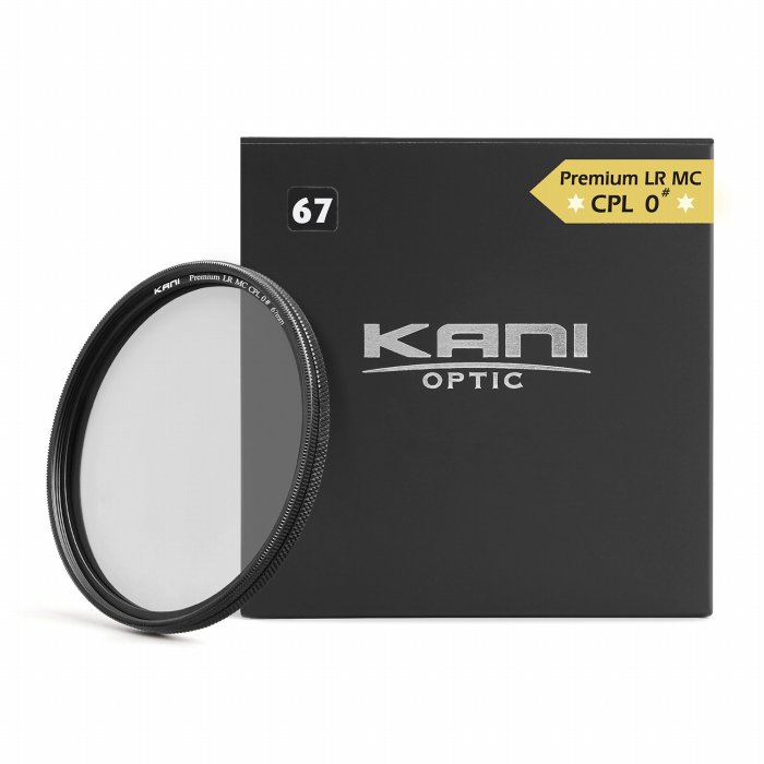 最新の偏光膜で更にナチュラルな発色のCPLフィルター KANI PLフィルター プレミアムサーキュラーPL 67mm 0# ナチュラル Smooth Rotation仕様/ 円偏光 レンズフィルター 丸枠